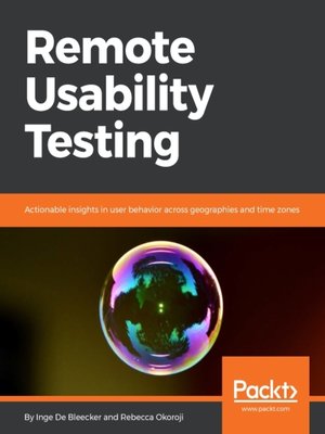 cover image of Remote Usability Testing